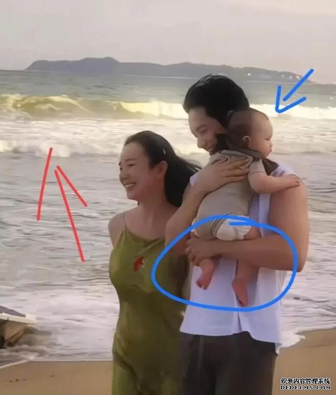 张檬是自然怀孕还是试管?张檬抱6个月儿子吹海风惹争议(3)