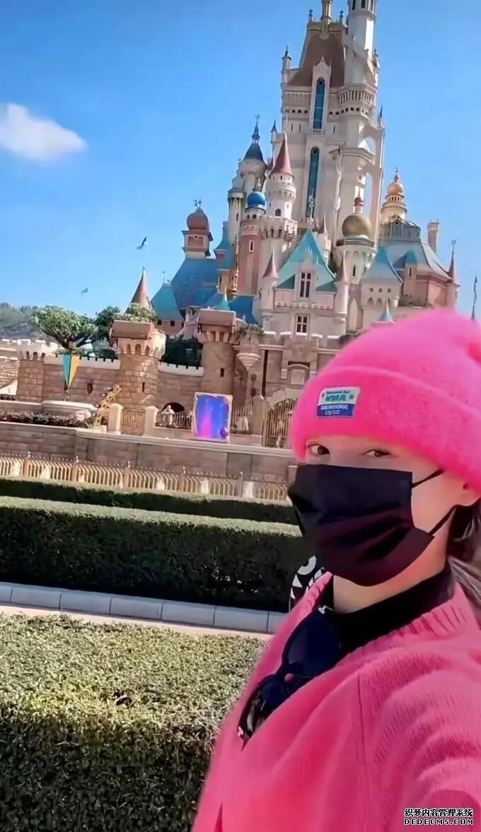张柏芝最新动态 带小儿子去迪士尼玩 感叹长大了抱不动了